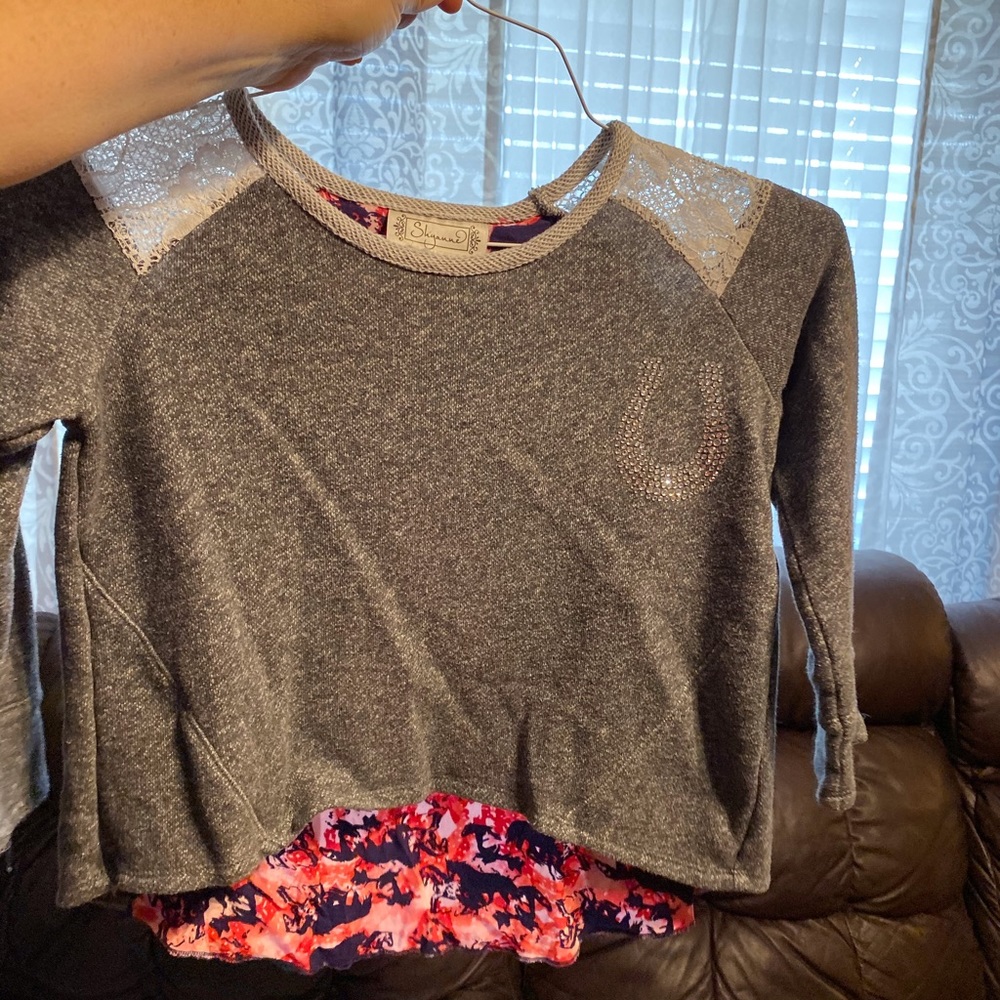 Girls two in one shirt